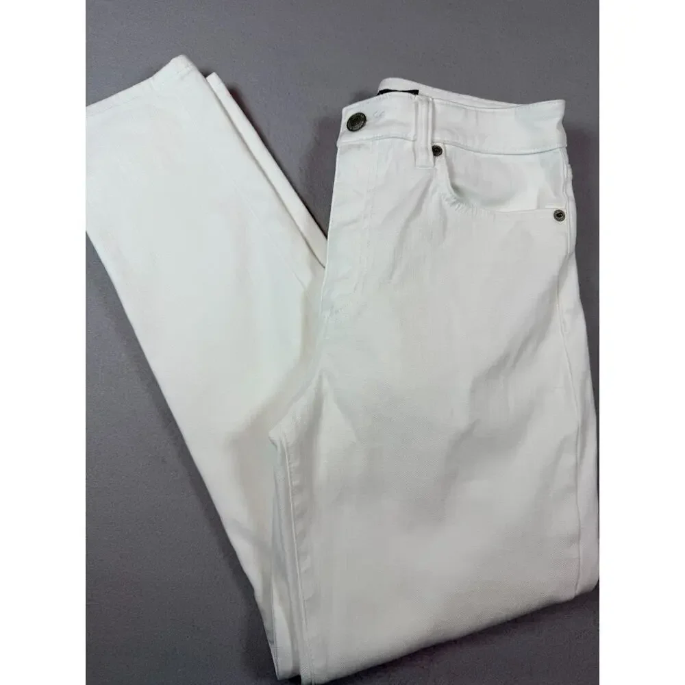 Lauren Ralph Lauren Straight Leg Jeans White Women's Size 6 Classic Denim
